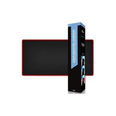 Imagem de MousePad Gamer Borda Costurada Grande 70 X 35 Cm - Vermelho - MBtech
