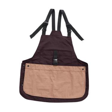 Imagem de Fenteer de cozinha, babador de trabalho, lavável, resistente ao desgaste, alça ajustável para assar, jardinagem, desenho, loja, restaurante, CafÉ