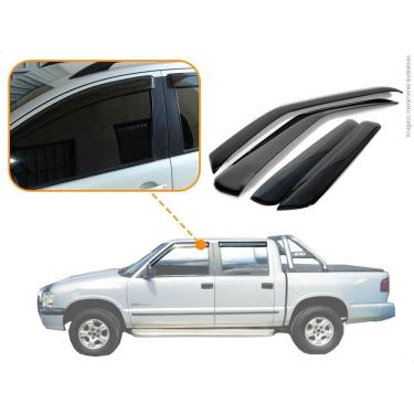Imagem de Calha Chuva S-10 Cabine Dupla 1996 A 2011 4 Portas