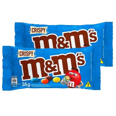 Imagem de Kit 2 Chocolate M&M`S Crispy 35g