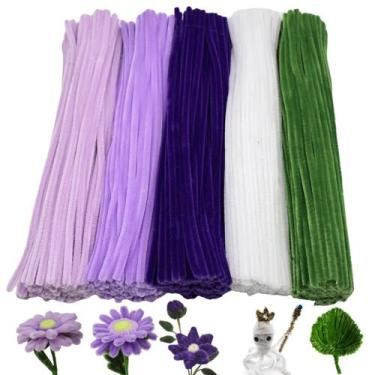 Imagem de Conjunto de limpador de cachimbo Cldamecy 500 unidades, 5 cores, 30 cm