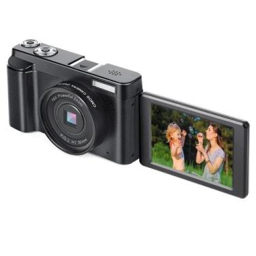Imagem de Camera Fotografica 4k Webcam Melcam 48mp Filmadora Sd 32gb