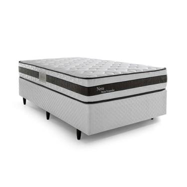 Imagem de Cama Box Solteirão Herval Ness, com Molas Ensacadas, 65x96x203 cm