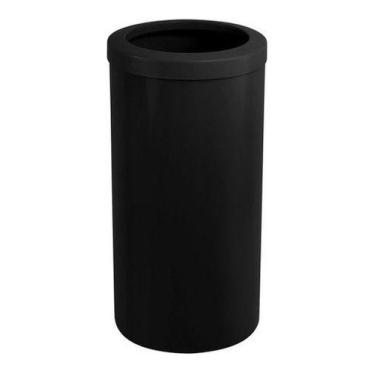 Imagem de Lixeira Plástica 50 Litros 30x70 Com Aro Plástico - Preta - Higipack