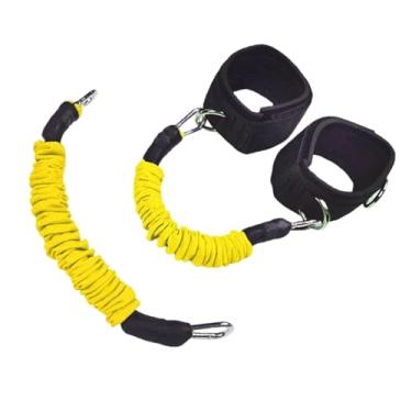 Imagem de predolo Faixas de Resistência para Treinamento de Pernas, Cintos de Cintura, Equipamentos para Tornozelos, Cordas de Resistência para Basquete, Academia, Corr, Amarelo