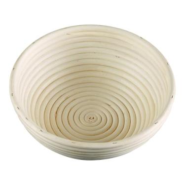 Imagem de Frieling Cesta redonda Banneton Brotform à prova de 20 cm – Tigela para servir e preparar pão – Cesta Banneton – Tigela de massa fermentada
