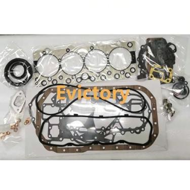 Imagem de EVICTORY Kit de reconstrução para ISUZU 4BG1 4BG1T 4BG1TC - Anel de pistão + rolamento de eixo de manivela + kit completo de junta