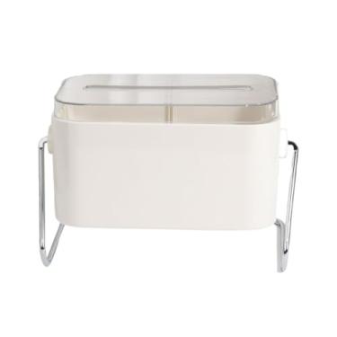 Imagem de Porta-toalhas de papel caixa de armazenamento de lenços caixa de lenços entrada sala de estar caixa de lenços grande capacidade recipiente de lenços (B)