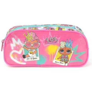 Imagem de Estojo Escolar Lol Surprise Verde Queen Firce Flava Pink