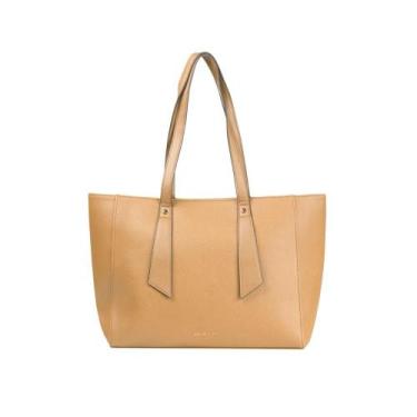Imagem de Bolsa Feminina Grande Tote Com Alça Alongada Bege - Bagaggio, G, Bege
