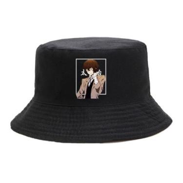 Imagem de Bucket Hat Bungos Strays Dogs Dazais Osamus Anime Unissex - Yiweisai