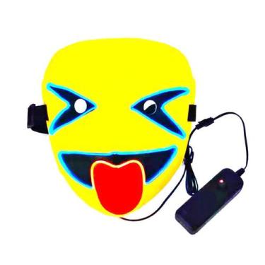 Imagem de Máscara El Luminous, fantasia de carnaval de Halloween, adereços de fe