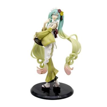 Imagem de Figura de anime Toy Hatsune Miku Matcha Buffy 22 cm em PVC - yiweisai