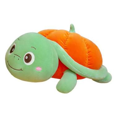 Imagem de Boneca de brinquedo de pelúcia Pumpkin Turtle 32 cm em algodão e pelúc