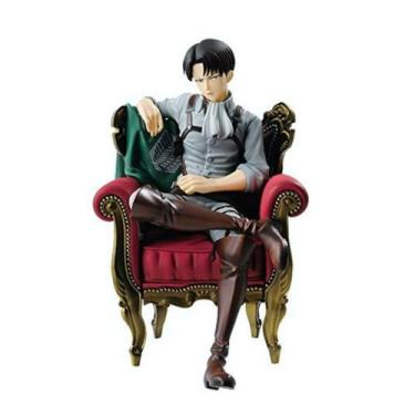 Imagem de Coleção de brinquedos de figuras de anime Levi 15 cm em PVC para crian