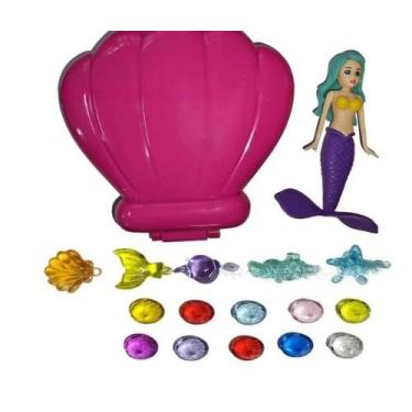 Imagem de Brinquedo Flutuante Princesa Sereia Para Banho De Verão, Presentes Par