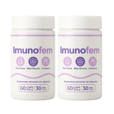 Imagem de 2 imunofem orignal 60 cápsulas - ECOVITAL