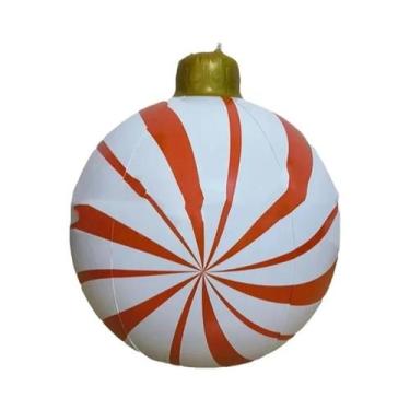 Imagem de Bola Inflável Gigante De Natal De 60cm Para Decoração De Jardim, Balão