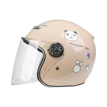 Imagem de Capacete De Segurança Infantil Com Padrão De Desenho Animado Para Quat