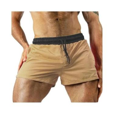 Imagem de Shorts Esportivos Masculinos Camuflados De Secagem Rápida E Respirávei