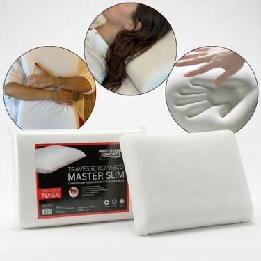 Imagem de Travesseiro Nasa Visco Master Slim 9cm Altura Master Comfort