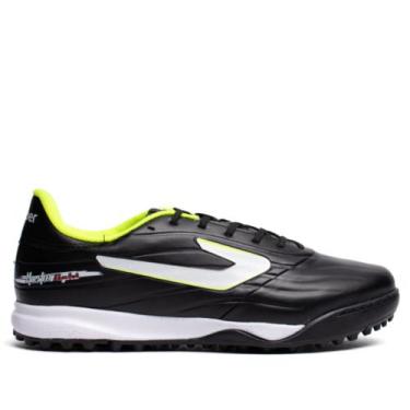 Imagem de Chuteira Masculina Topper Society Maestro Light Preto/Verde, Preto, Ve