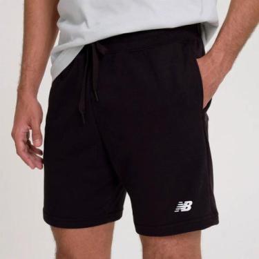 Imagem de Shorts New Balance Masculino Essentials, P, Preto