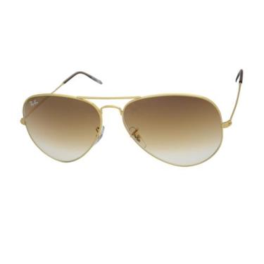 Imagem de óculos de sol Ray Ban aviator large mod rb3025L 001/51 tamanho 62