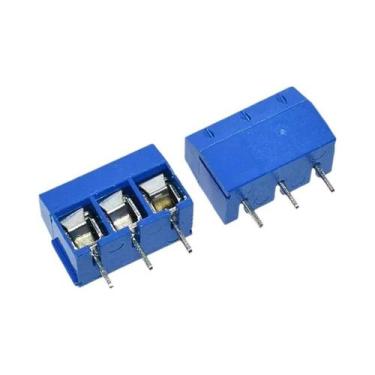 Imagem de Conectores De Terminal Tipo Parafuso KF301-2P 3P Para PCB, Espaçamento