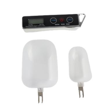 Imagem de Zwbfu Balança de Colher Digital Balança de Colher de Medição Eletrônica Balança de Colher Para Cozinha Doméstica Balança de Alimentos com Função de Tara Capacde 0, 05G A 500G Unde de Orte G Preto