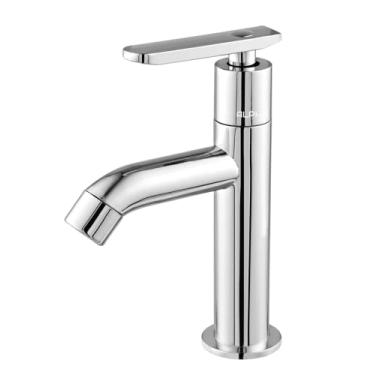 Imagem de Torneira Lavatório Alta Prática ABS Cromado Pia Mesa ¼ Volta Cor:Cromado