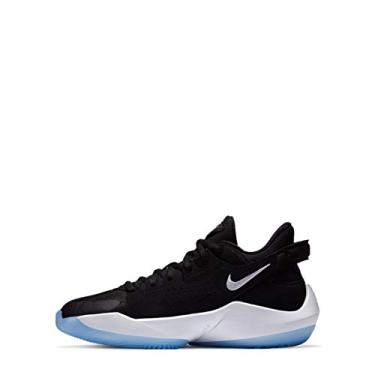 Imagem de Nike Tênis de basquete Zoom Freak 2 Big Kids, Preto/Branco/Solar Flare/Off Noir, 3.5 Big Kid
