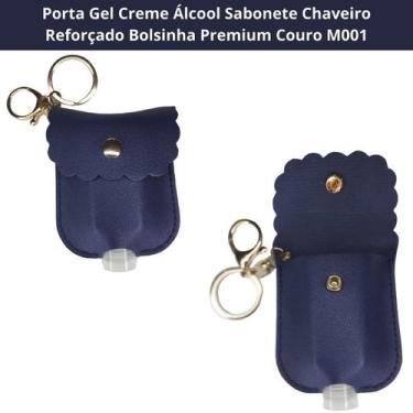 Imagem de Porta Gel Creme Álcool Sabonete Chaveiro Reforçado Bolsinha Premium Co