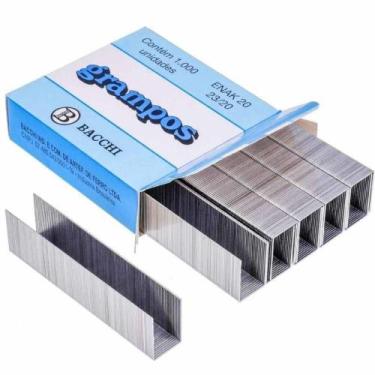 Imagem de Grampo 23/20 Galvanizado Enak 20 Com 1.000 Unidades - Bacchi