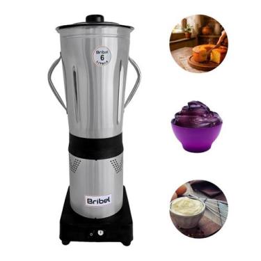 Imagem de Liquidificador Industrial 6 Litros Baixa Rotação 1200w Aço Inox Bivolt