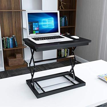 Imagem de Mesa de elevação, dobrável, mesa de trabalho, dobrável, mesa para laptop, teclado, suporte aumentado, multifuncional, dobrável, trabalho