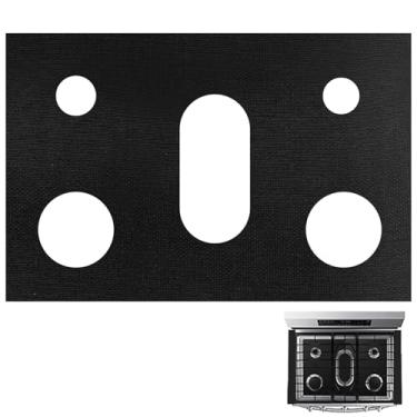 Imagem de Kyuionty Capa para queimador de fogão a gás, protetor de fogão reutilizável compatível com fogão a gás Samsung, forro antiaderente para cozinha