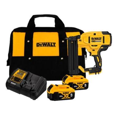 Imagem de Pinador Brushless 18ga 20v 2 Baterias 5ah Dcn680 Dewalt Bolsa