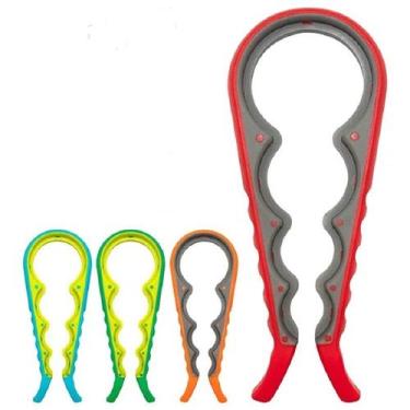 Imagem de Abridor de Tampas 4 Bocas Universal Potes Vidro Conserva - Elite Impor