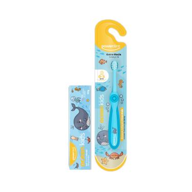 Imagem de Kit Escova De Dente Inf 1 A 3 Anos + Gel Dental Ocean Kids