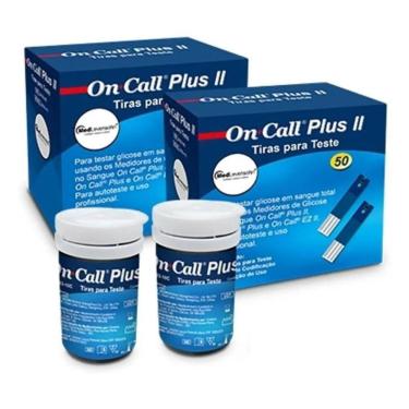 Imagem de 100 Tiras De Glicose On Call Plus Ii