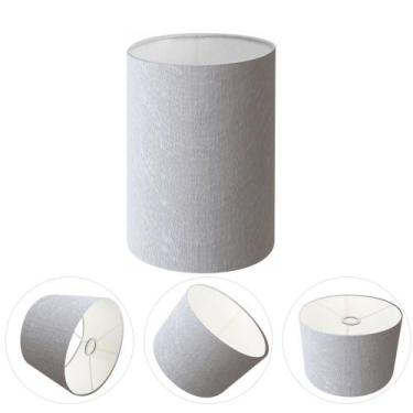 Imagem de Cúpula abajur e luminária cilíndrica vivare cp-8006 Ø18x25cm - bocal e