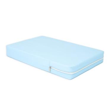 Imagem de Trocador de Fraldas para Cômoda Bebê Plus, Impermeável com Zíper, PVC, 40x60cm (Azul Bebê)