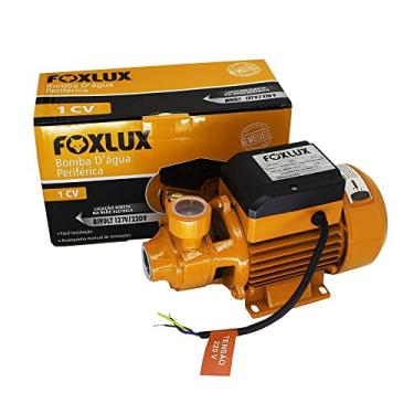Imagem de Bomba D’Água Periférica 1CV Bivolt Foxlux 50mca Alta Pressão e 3000Lh Vazão. Ideal para Água Limpa, Cisternas, Reservatórios e Irrigação Leve