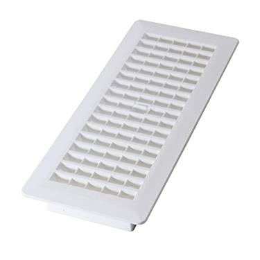 Imagem de Decor Grates PL412-WH Registro de piso de treliça, 10 x 30 cm, branco, 9,5 metros quadrados