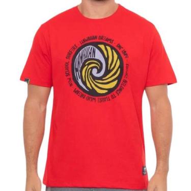 Imagem de Camiseta Hd Spiral Wave - Vermelho