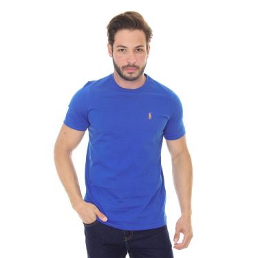 Imagem de Camiseta Ralph Lauren Masculina Essential Color Icon Azul Royal-Masculino