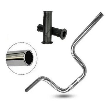 Imagem de Kit Guidão Manopla Moto Titan Cg Cargo Fan 125/150/160 Vazado - New, G