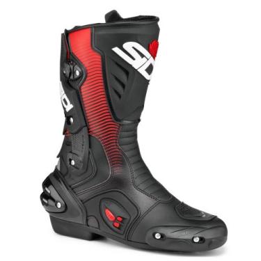 Imagem de Bota Sidi Vertigo Speed Pista Esportiva Racing Moto Vermelho, Preta ve