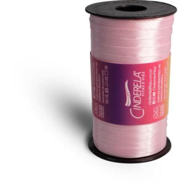 Imagem de Fita de Cetim 07MM X 100M Rosa Bebê - Fitas Cinderela